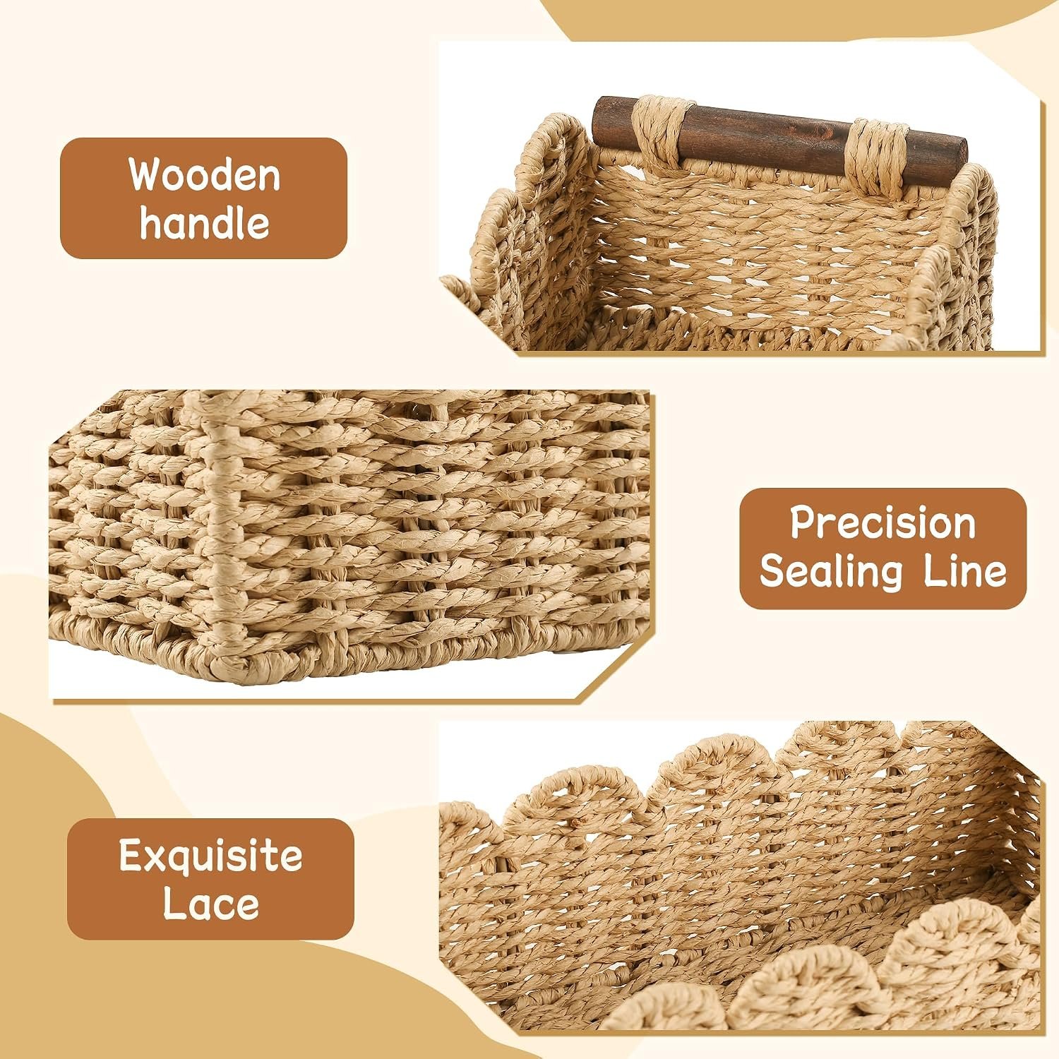 Bathroom Toilet Paper Storage Basket Image 2