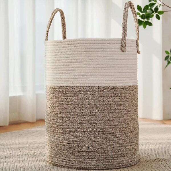 60L Cotton Rope Laundry Storage Hamper