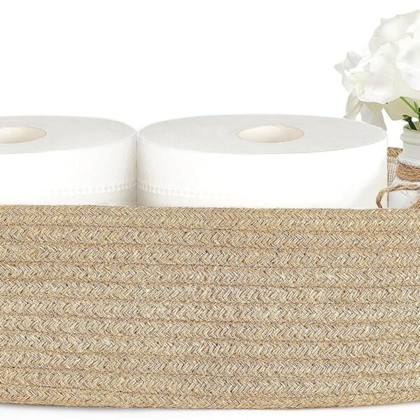 Small Woven Toilet Paper Storage Basket