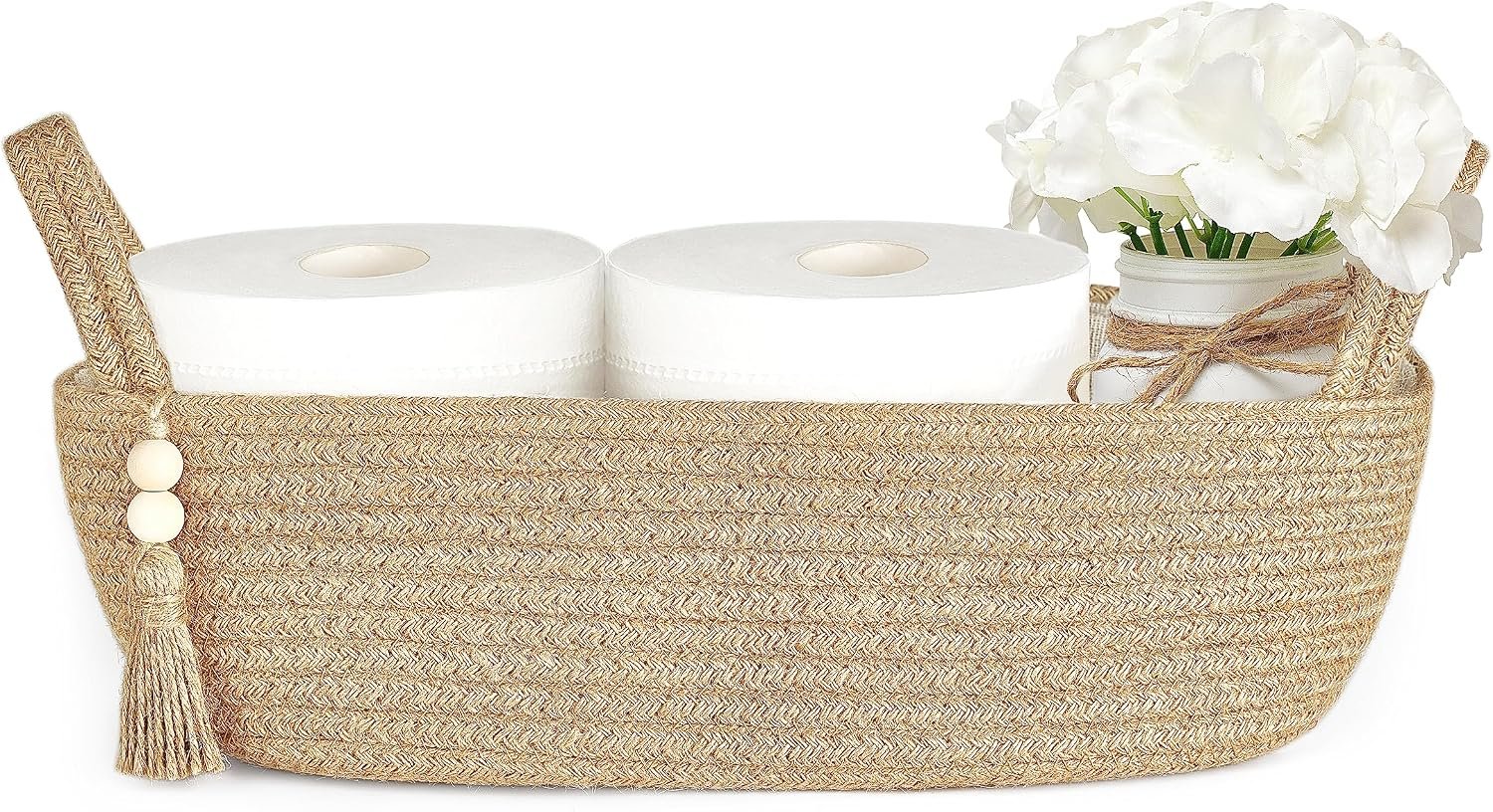 Small Woven Toilet Paper Storage Basket